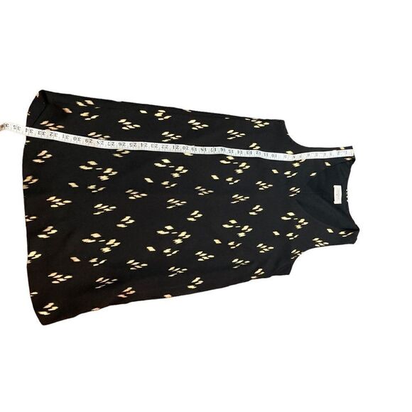 Everly Black And Gold Sleeveless V-Neck Dress, Size S - Picture 6 of 7